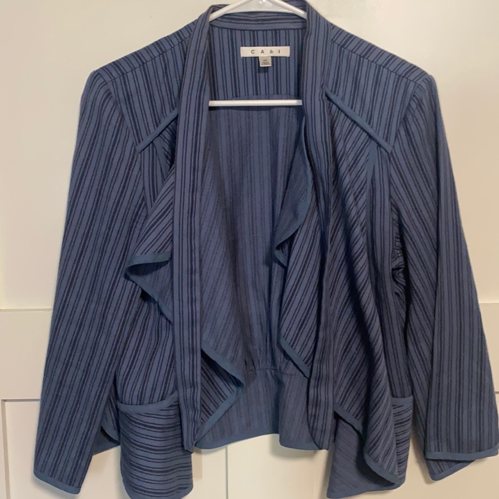CAbi Cascade striped cardigan, size M